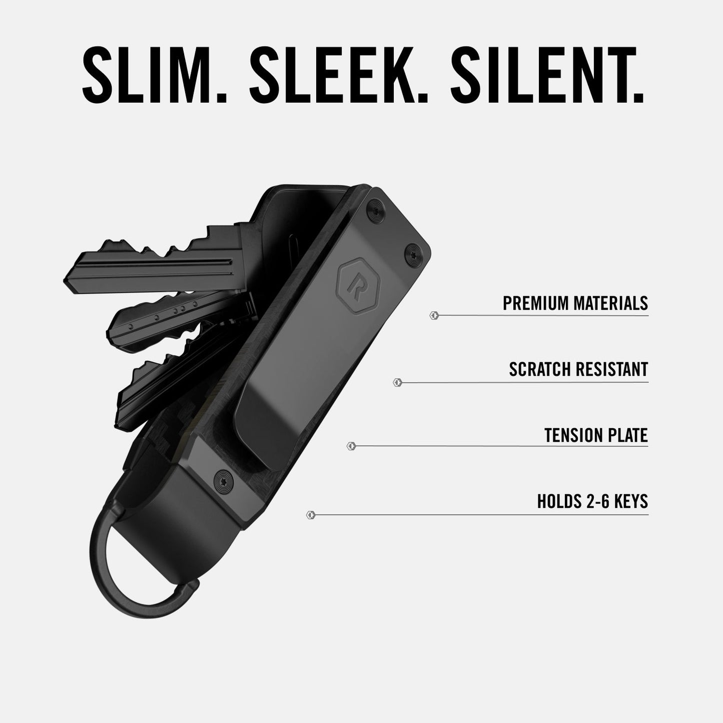 Ridge KeyCase - Carbon Fiber 3k