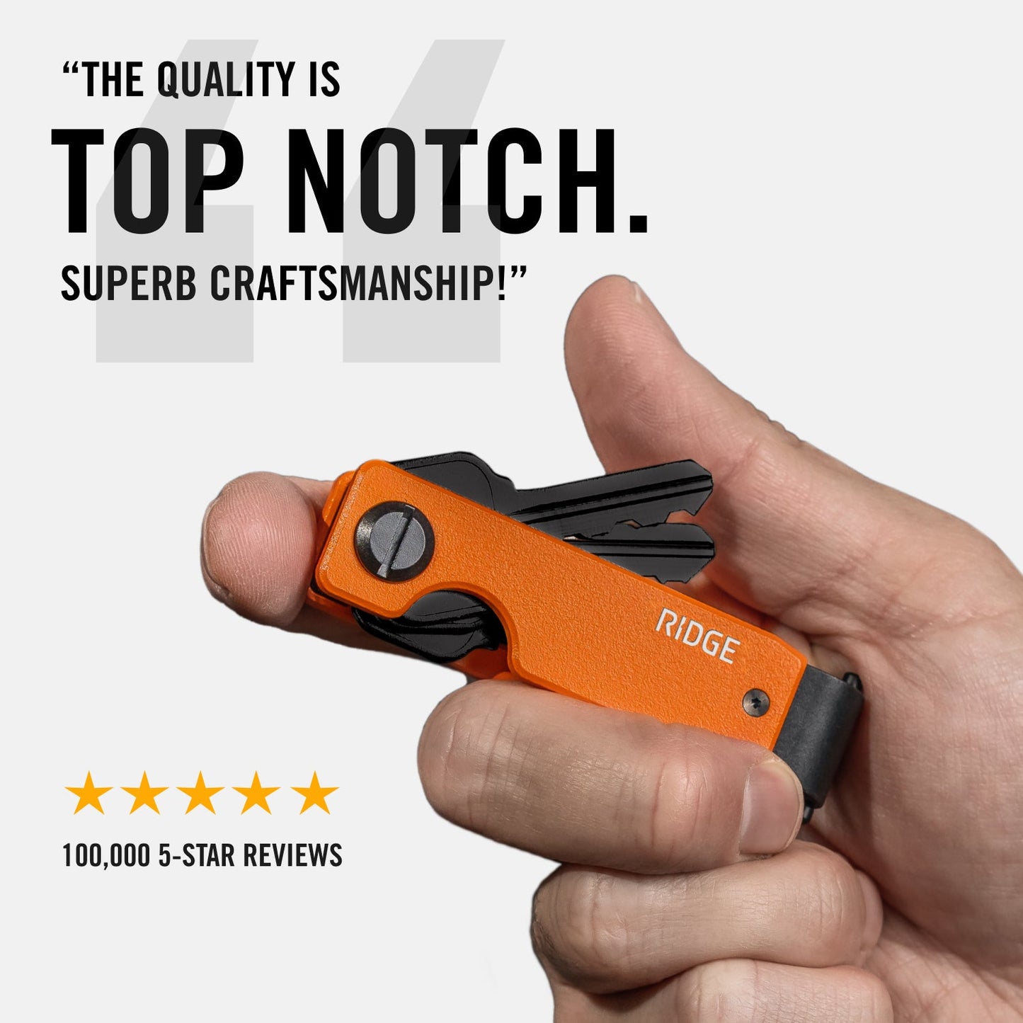 Ridge KeyCase - Forged Carbon