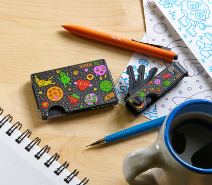 Ridge Wallet - Claire Morales - Space Fruit